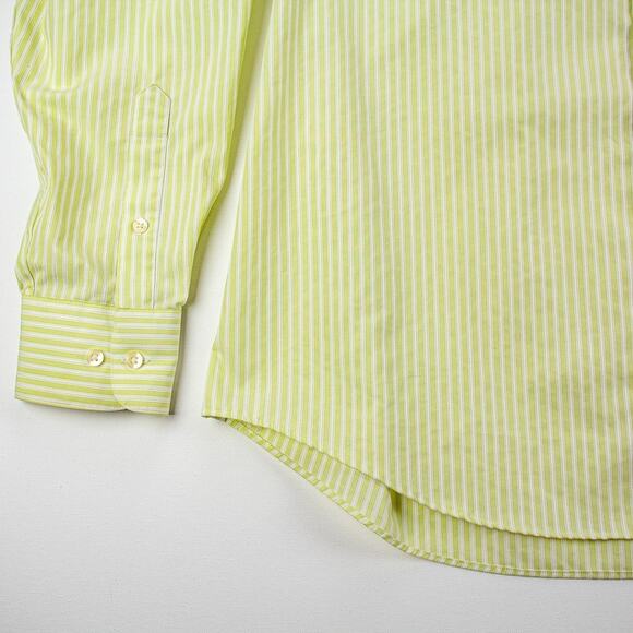 Striped Long Sleeve Button-Up Men's 17 36/37 No-Iron Buisness Casual | Axcess - Picture 5 of 11
